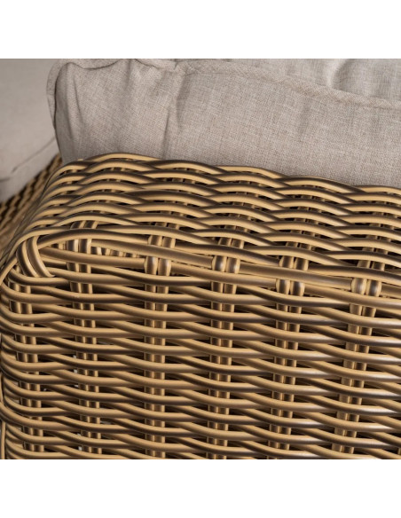 Ensemble de jardin 4 pièces structure en aluminium