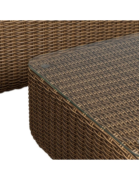 Ensemble de jardin 4 pièces structure en aluminium