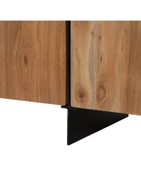 Grand buffet 4 portes en bois d'acacia