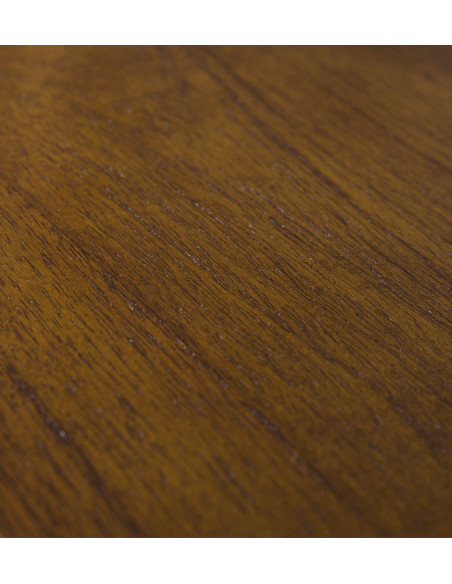 Banc coffre en bois massif de mindi teinté