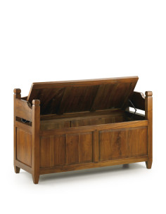Banc coffre en bois massif... 2