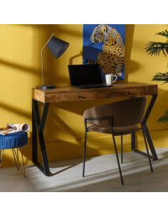 Bureau 2 tiroirs en...