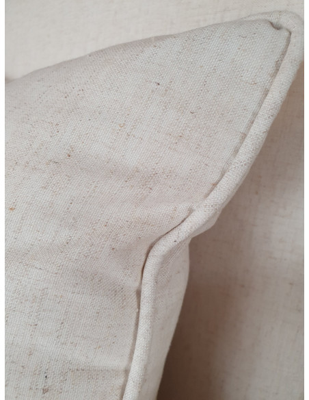 Fauteuil Dania en bouleau et lin