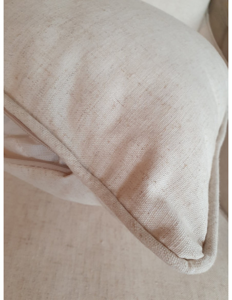 Fauteuil Dania en bouleau et lin