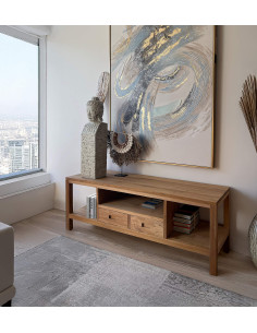 Meuble TV en teck avec...