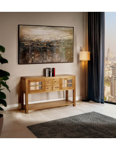 Console double plateau en...