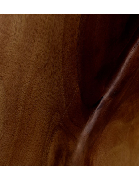 Porte manteau tronc en bois d'acajou