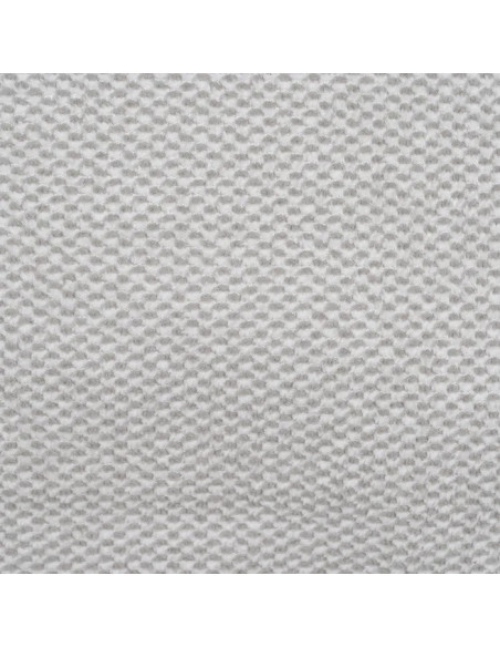 Fauteuil bas lounge confortable en tissu gris