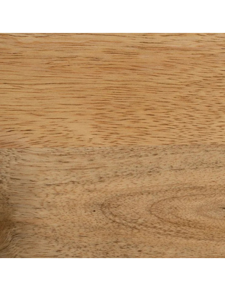 Console arrondie en manguier avec tiroir