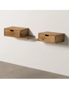 Lot de 2 chevets muraux en... 2