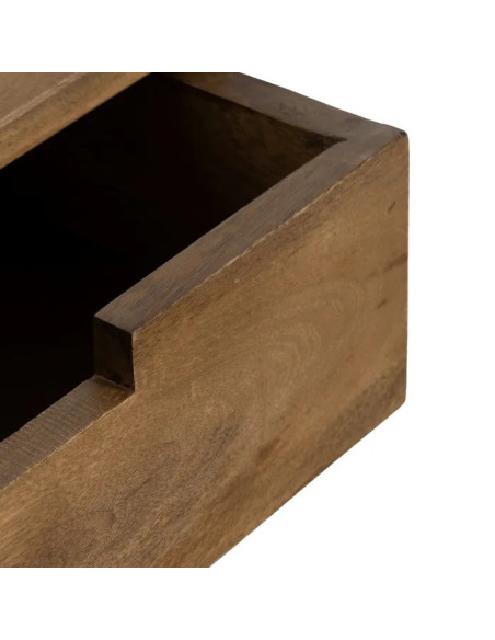 Lot de 2 chevets muraux en manguier