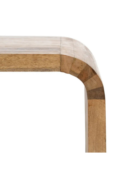 Table de chevet arrondie et minimaliste