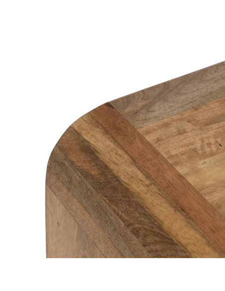 Table de chevet arrondie et minimaliste