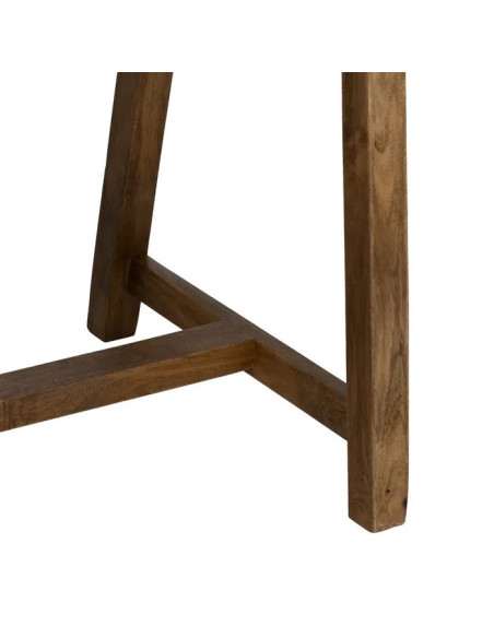 Bureau en manguier avec porte latérale