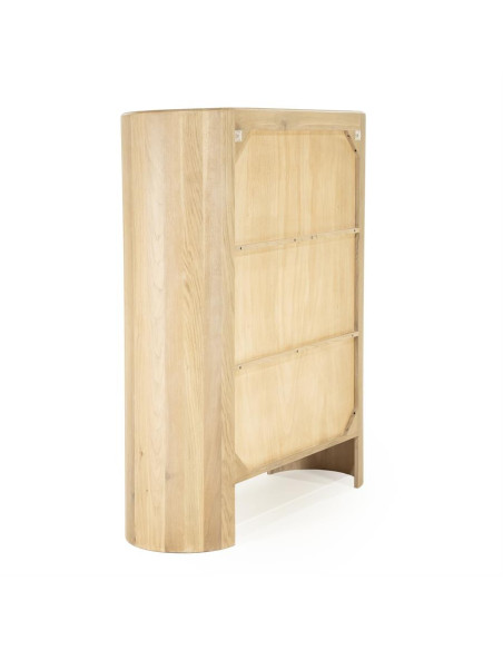 Armoire haute en chêne et marbre véritable Don