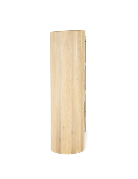 Armoire haute en chêne et marbre véritable Don