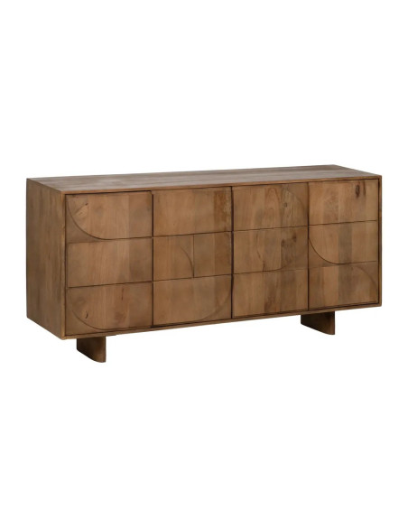Buffet moderne en bois de manguier 4 portes