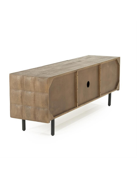 Meuble TV 3 portes damier Félix