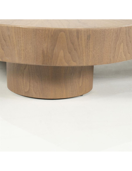 Table basse organique trois pieds Bobbie 150 cm