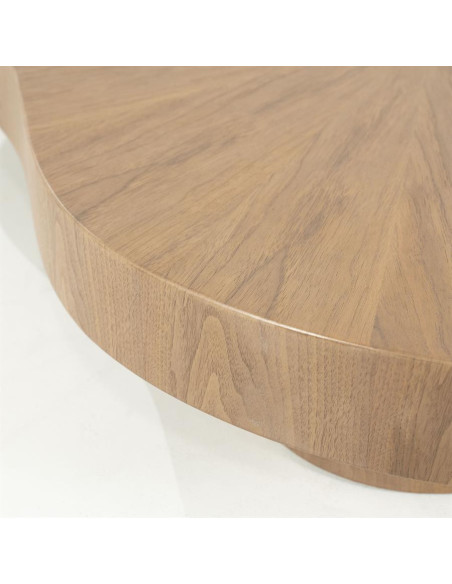 Table basse organique trois pieds Bobbie 150 cm