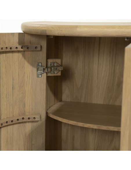 Buffet 4 portes en chêne Vague