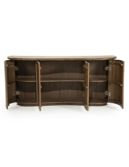 Buffet 4 portes en chêne Vague