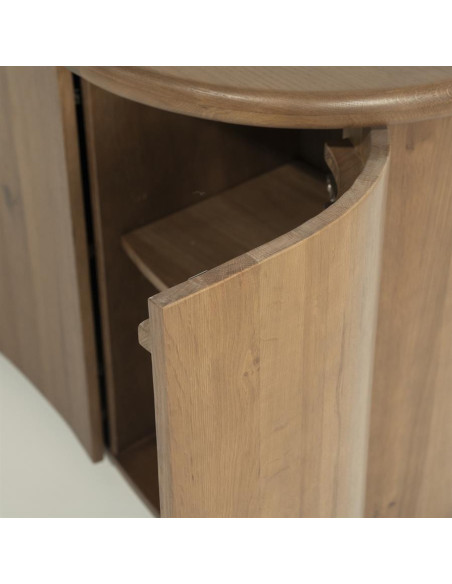 Buffet 4 portes en chêne Vague