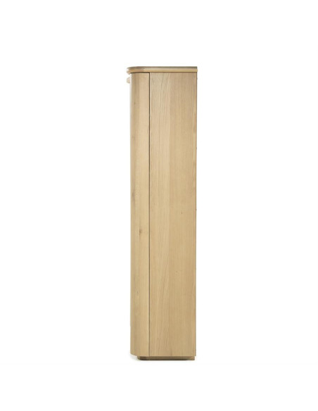 Armoire haute 2 portes en chêne Vague