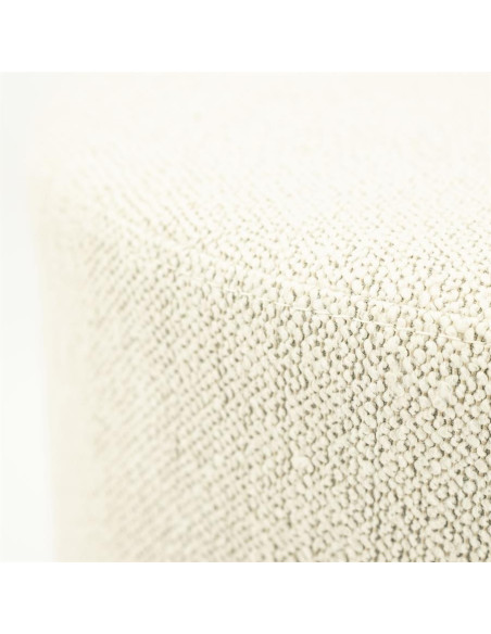 Pouf rond ou table basse en tissu