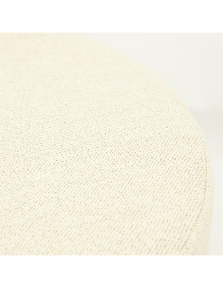 Pouf rond ou table basse en tissu