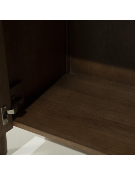 Armoire haute rectiligne 2 portes en chêne Jack