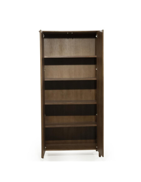 Armoire haute rectiligne 2 portes en chêne Jack