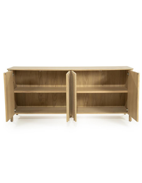 Buffet rectangulaire 4 portes en chêne Jack