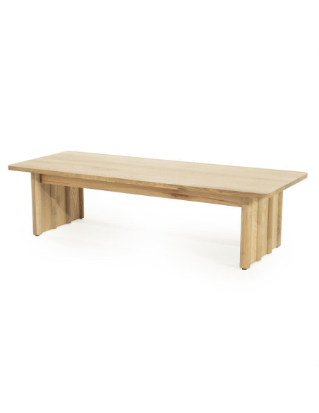 Table de salon rectangle en chêne Jack