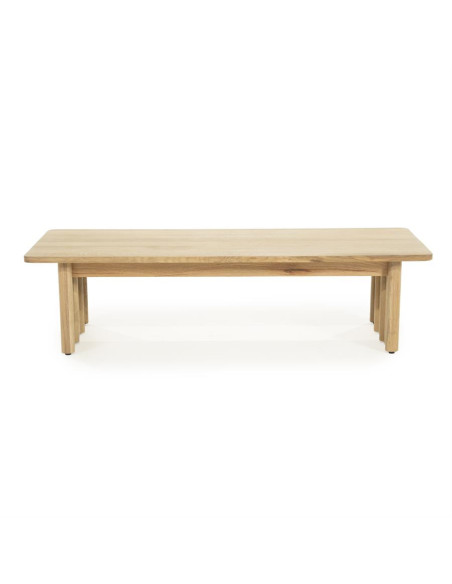 Table de salon rectangle en chêne Jack