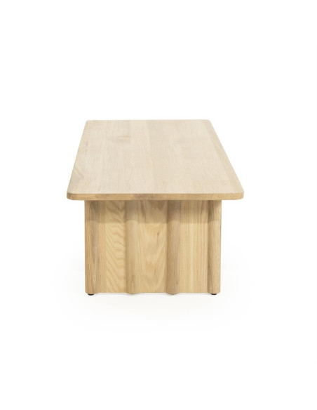 Table de salon rectangle en chêne Jack