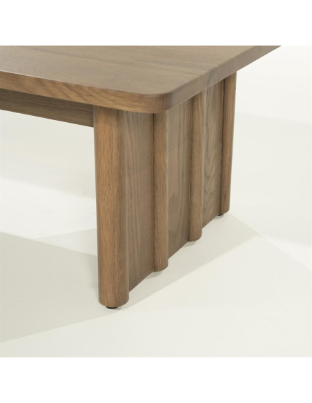 Table de salon rectangle en chêne Jack