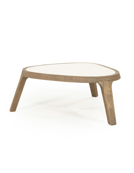 Table basse plateau en marbre Frédy