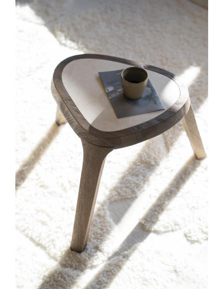 Table basse plateau en marbre Frédy