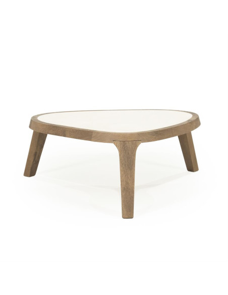 Table basse plateau en marbre Frédy