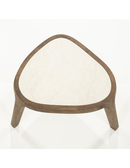 Table basse plateau en marbre Frédy