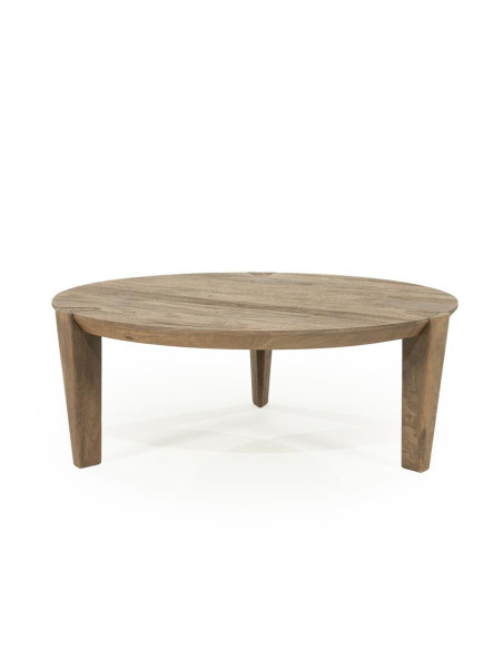Table basse ronde en manguier Davi