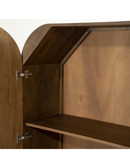 Armoire haute arrondie 2 portes 2 tiroirs Prince