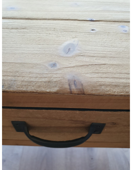 Bureau bois et métal