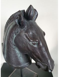 Statue tête de cheval sur... 2
