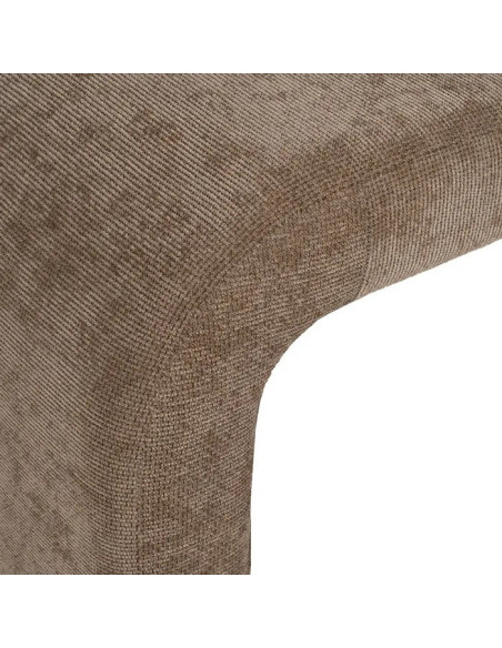 Lot de 3 banquettes rembourrées en tissu