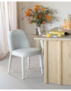 Chaise de repas en tissu Jazz