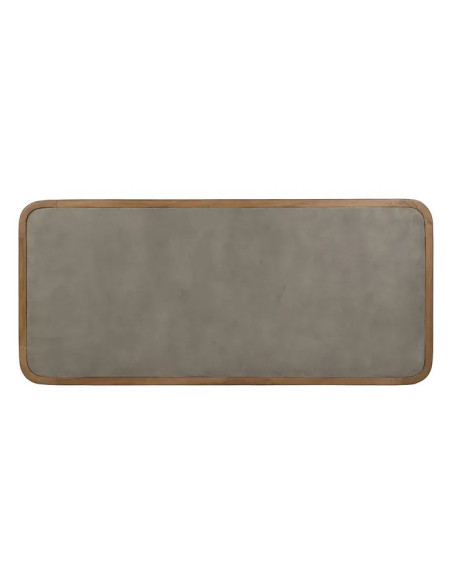 Table à manger rectangle en mindi et béton ciré