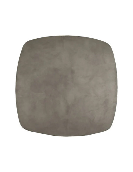 Table de repas carrée en chêne et béton ciré