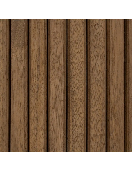 Table de repas carrée en chêne et béton ciré